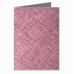 Pink Fabric Texture, Knitted Pink Texture, Greeting Card Left