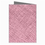 Pink Fabric Texture, Knitted Pink Texture, Greeting Card Right