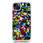 Falling Lego Bricks, Desenho iPhone 14 Plus TPU UV Print Case Front