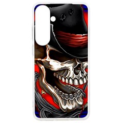 Confederate Flag Usa America United States Csa Civil War Rebel Dixie Military Poster Skull Samsung Galaxy S24 Ultra 6 9 Inch Tpu Uv Case