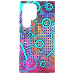 Abstract Tech Galaxy Design Samsung Galaxy S24 Ultra 6 9 Inch Black Tpu Uv Case by ExtraAwesomeSauce