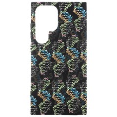 Multicolored Dna Strand Art Samsung Galaxy S24 Ultra 6 9 Inch Black Tpu Uv Case by ExtraAwesomeSauce