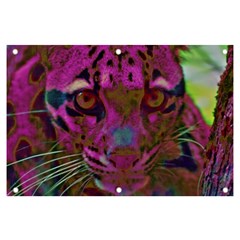 Pink And Purple Leopard Banner And Sign 6  X 4  by ExtraAwesomeSauce