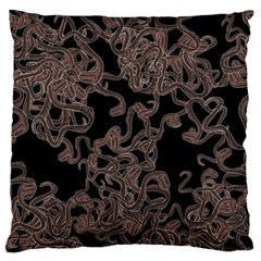 Venomous Elegance  Standard Premium Plush Fleece Cushion Case (one Side) by dflcprintsclothing