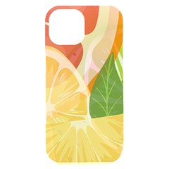 Citrus Fruit Healthy Vitamin Iphone 15 Plus Black Uv Print Pc Hardshell Case