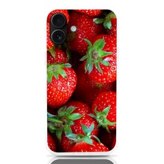 Strawberry, Berries, Fresh, Red Iphone 16 Plus Tpu Uv Print Case