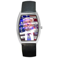 Donald Trump Flag Barrel Style Metal Watch by vintagetrump