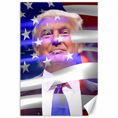 Donald Trump Flag Canvas 12  X 18  by vintagetrump