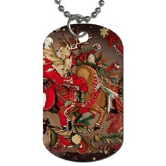 Christmas Art 01 Dog Tag (two Sides)