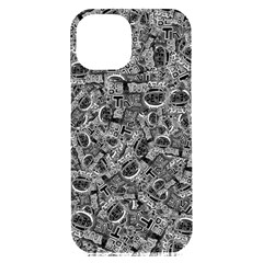 Be True Be Yourself Typographic Print Pattern Iphone 15 Plus Black Uv Print Pc Hardshell Case