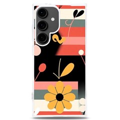  Minimalist Pattern With Simple Lines,flower And Shapes, Creating A Clean And Modern Samsung Galaxy S24 Plus 6 7 Inch Tpu Uv Case