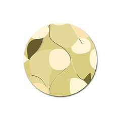 Minimalist Pattern With Simple Lines And Shapes, Creating A Clean And Modern Aesthetic 01 Magnet 3  (round)