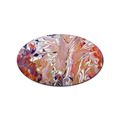 Pour Flames Sticker Oval (100 Pack)