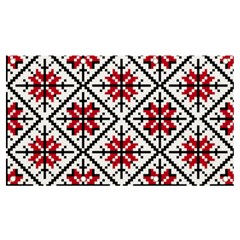 Ukrainian Folk Seamless Pattern Ornament Ethnic Ornament Border Element Traditional Art Banner And Sign 7  X 4  by Grandong