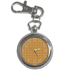 Autumn Fall Plaid Tartan 1 Key Chain Watches by dressshop