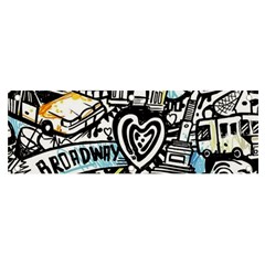 Doodle New York City Nyc Banner And Sign 6  X 2  by Salmanaz77