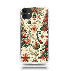 Christmas Tree Snow Iphone 11 Tpu Uv Print Case by Bedest