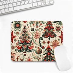 Christmas Tree Snow Small Mousepad by Bedest