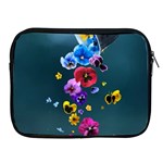 Falling Flowers, Art, Coffee Cup Apple iPad 2/3/4 Zipper Cases Front