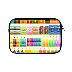 Supermarket Shelf Products Snacks Apple Ipad Mini Zipper Cases by Cemarart