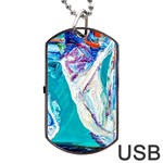 sailing boat Dog Tag USB Flash (Two Sides) Front