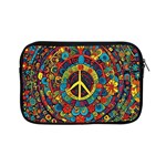 Peace Abstract Pattern Creative Drawing Apple iPad Mini Zipper Cases Front