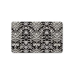 Gothic Leaf Pattern 4 Magnet (name Card) by violetheavensky