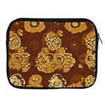 Mid Century Retro Floral 1970s 1960s Pattern 95 Apple iPad 2/3/4 Zipper Cases Front