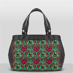 Retro 1880s Flowers Pattern 3 Oversize Office Handbag by violetheavensky