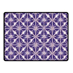 Royal Fractal Pattern 4 Two Sides Fleece Blanket (small) by violetheavensky