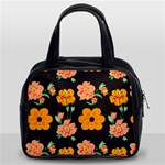 Retro 40s 50s Flowers Pattern Halloween 3 Classic Handbag (Two Sides) Front