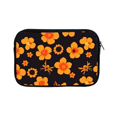 Retro 40s 50s Flowers Pattern Halloween Apple Ipad Mini Zipper Cases by violetheavensky