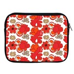 Mid Century Retro Floral 1970s 1960s Pattern 91 Apple iPad 2/3/4 Zipper Cases Front