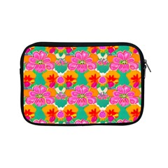 Retro 40s 50s Mexico Flowers Pattern Apple Ipad Mini Zipper Cases by violetheavensky