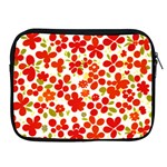 Mid Century Retro Floral 1970s 1960s Pattern 92 Apple iPad 2/3/4 Zipper Cases Front