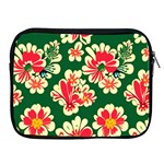 Retro 40s 50s Mexico Flowers Pattern 2 Apple iPad 2/3/4 Zipper Cases Front