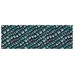 Turquoise Snake  Banner and Sign 9  x 3  Front