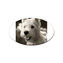 Westie Puppy 100 Pack Sticker (oval)